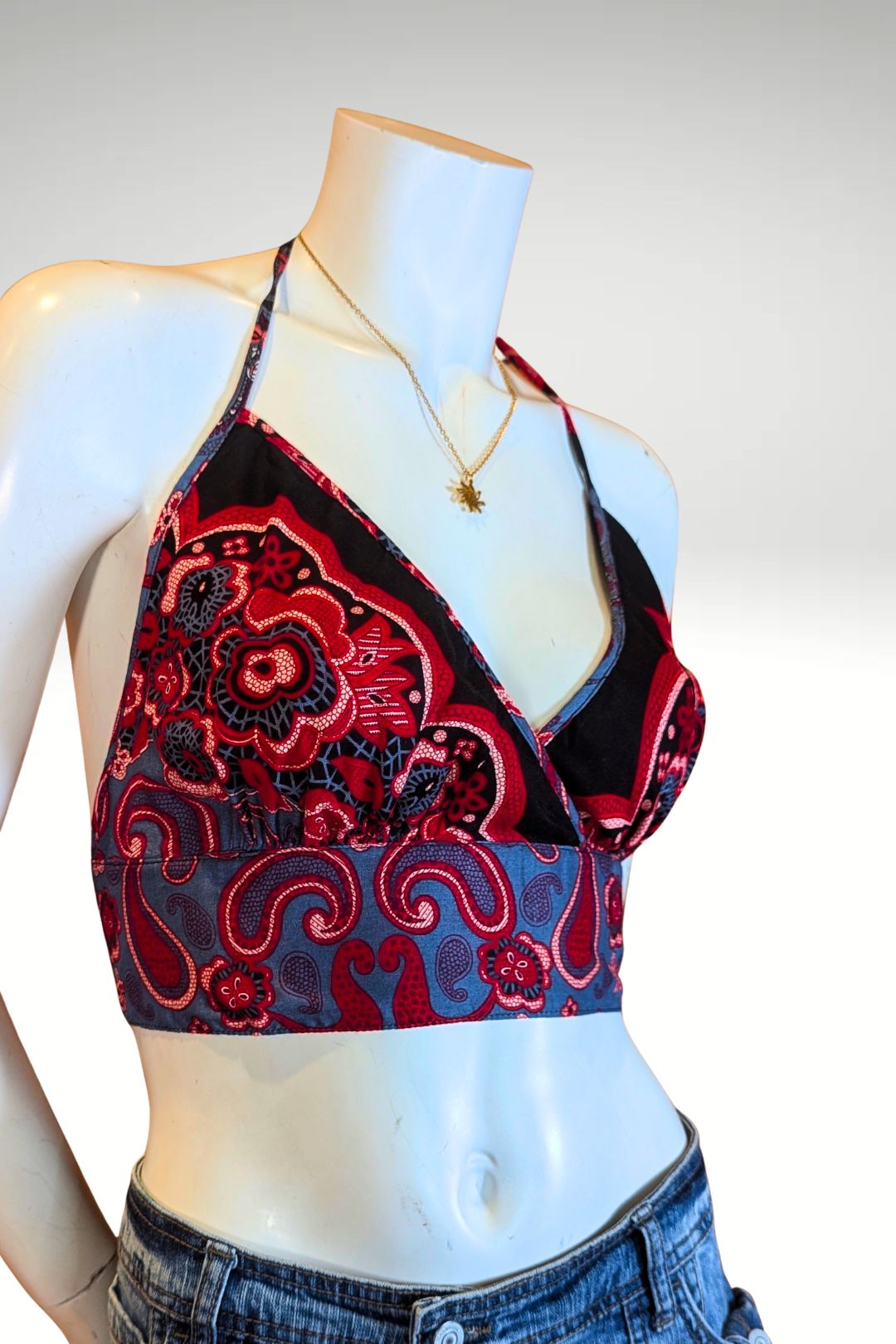 Crop top Iris - imprimé