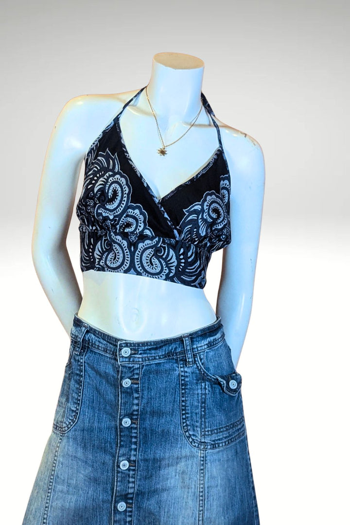 Crop top Iris - imprimé
