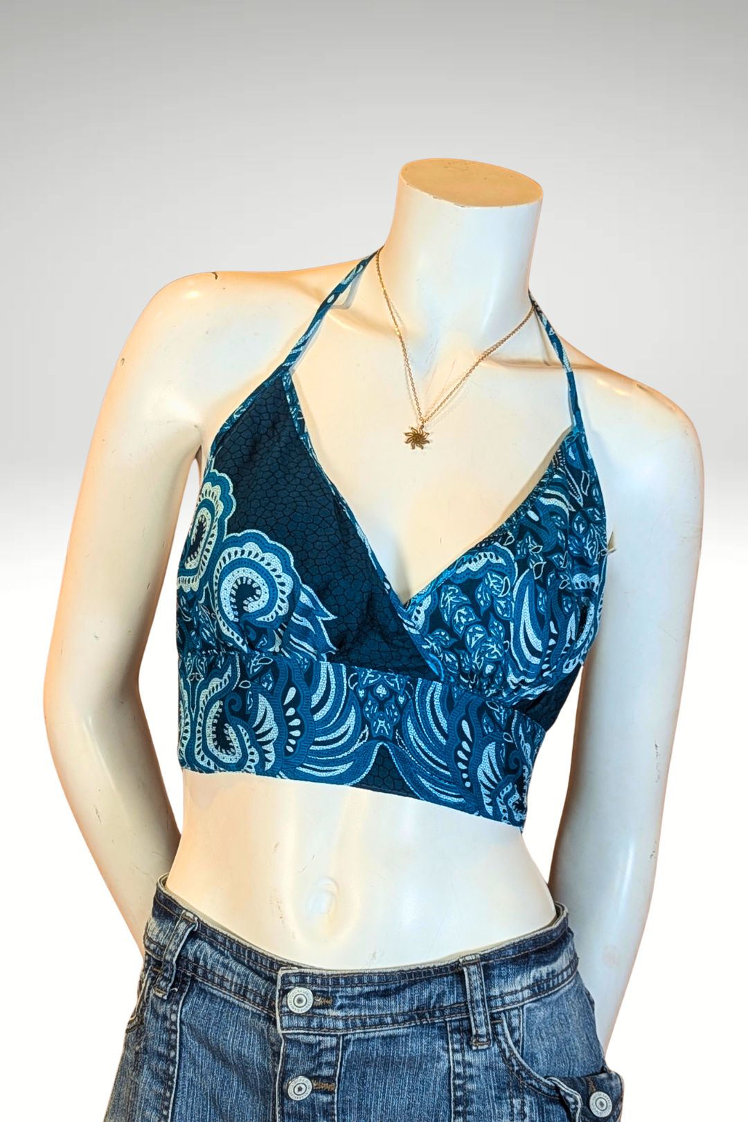 Crop top Iris - imprimé