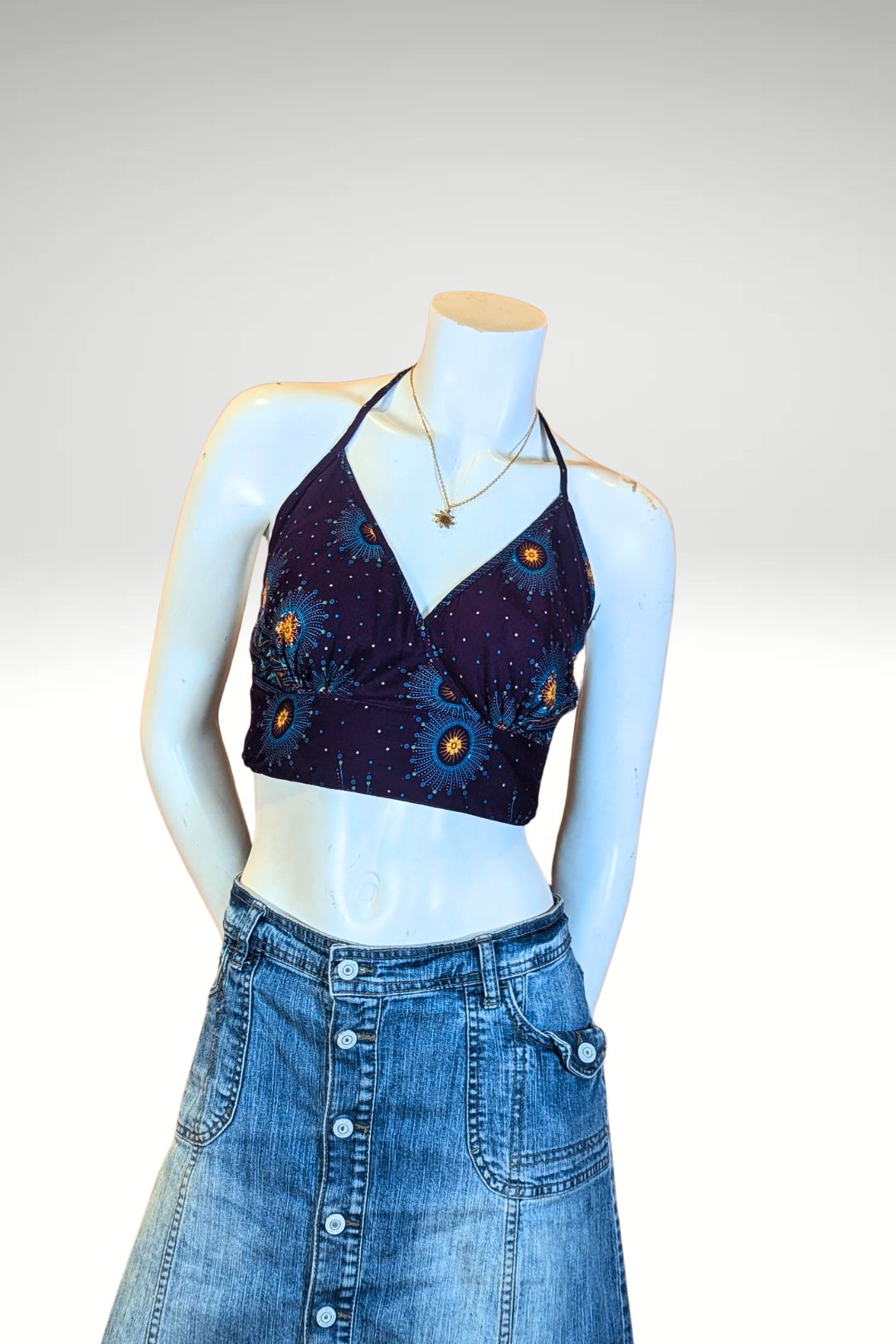 Crop top Iris - imprimé