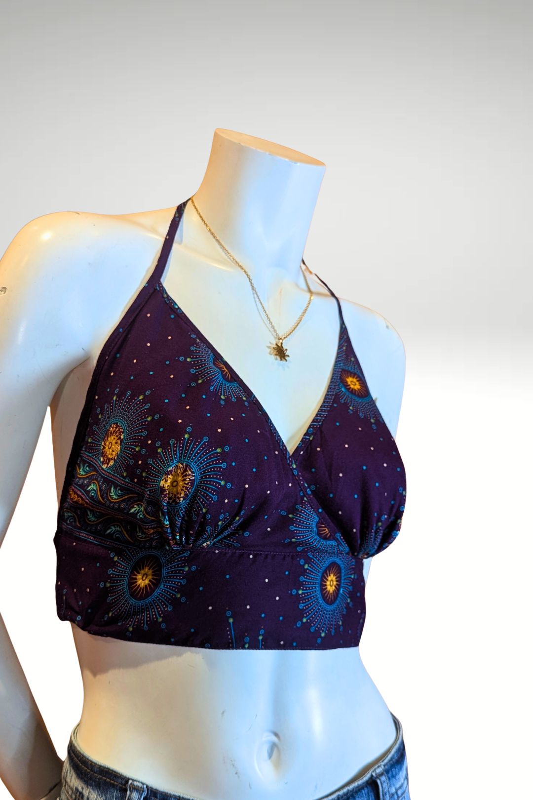 Crop top Iris - imprimé