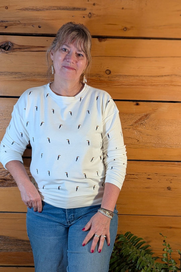 Chandail col rond Lily — Toucan