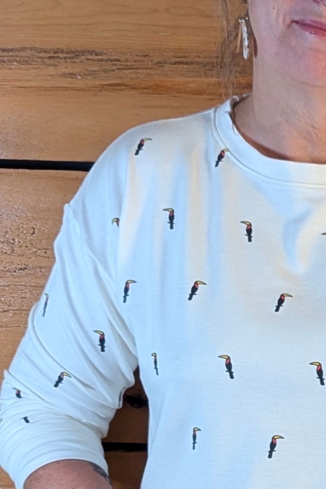 Chandail col rond Lily — Toucan