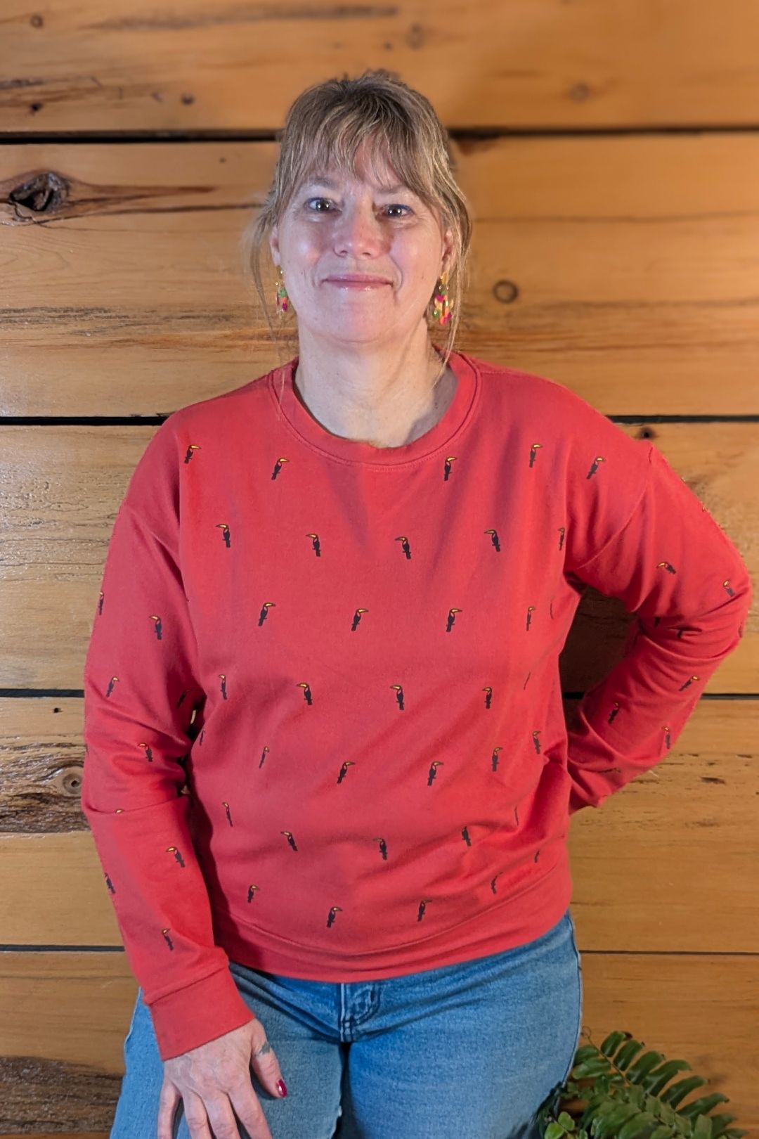 Chandail col rond Lily — Toucan