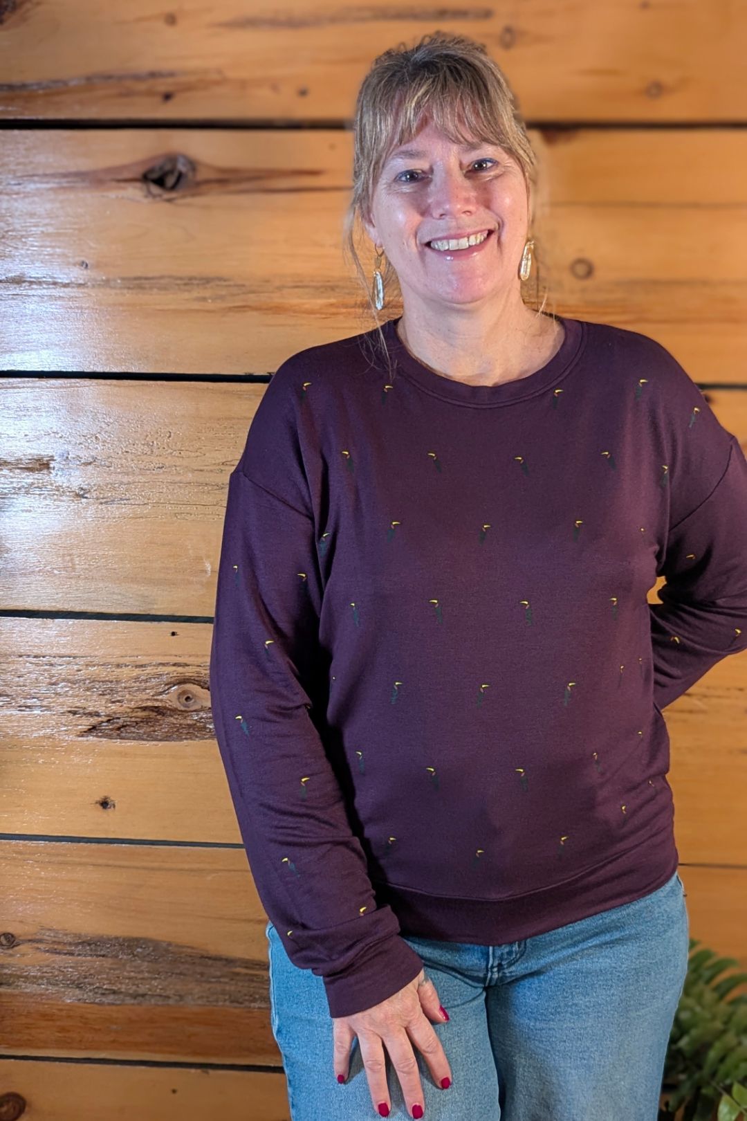 Chandail col rond Lily — Toucan