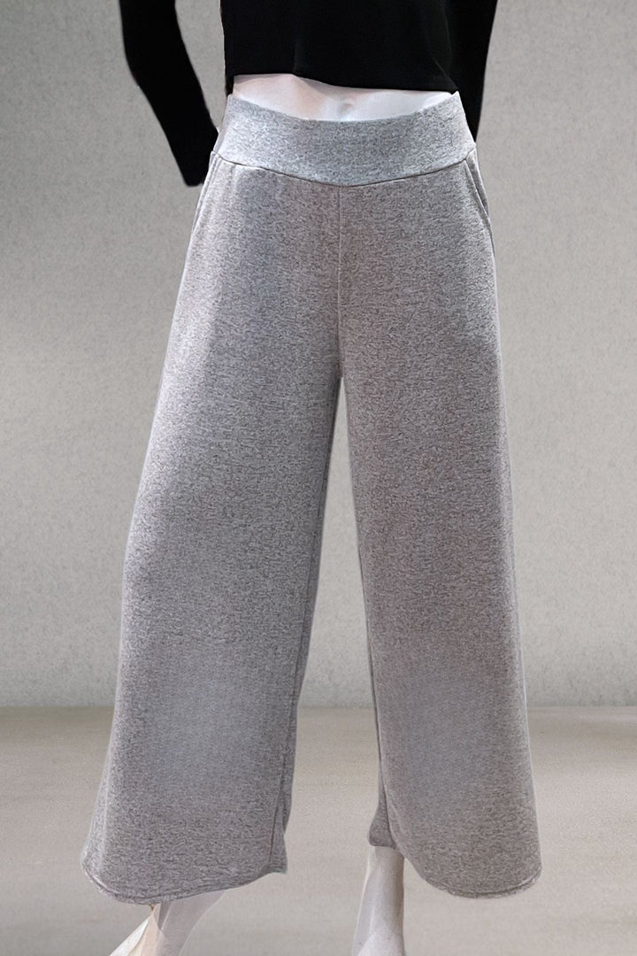 Pantalon droit acrylique