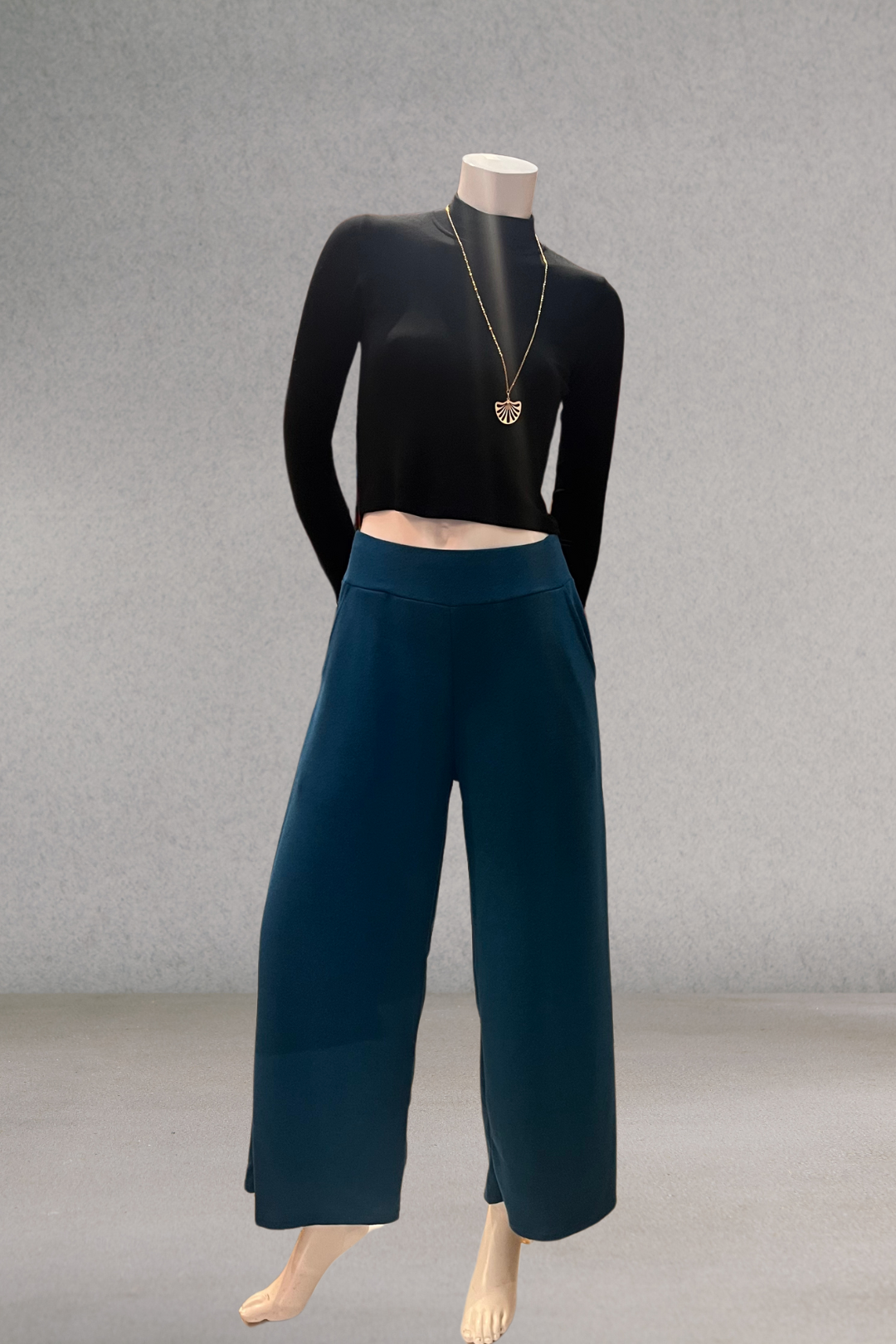 Pantalon droit acrylique