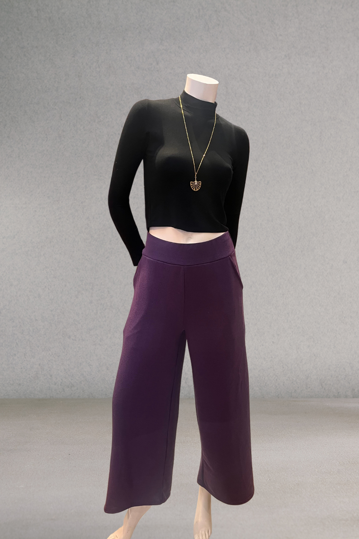 Pantalon droit acrylique