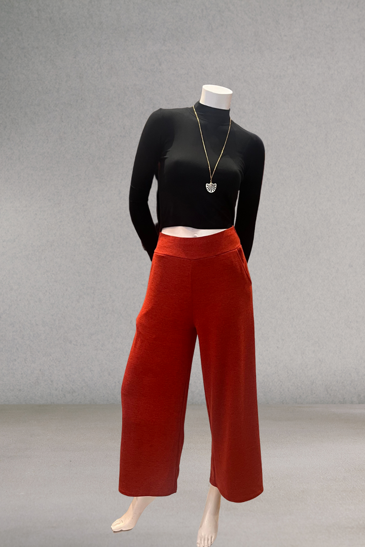 Pantalon droit acrylique