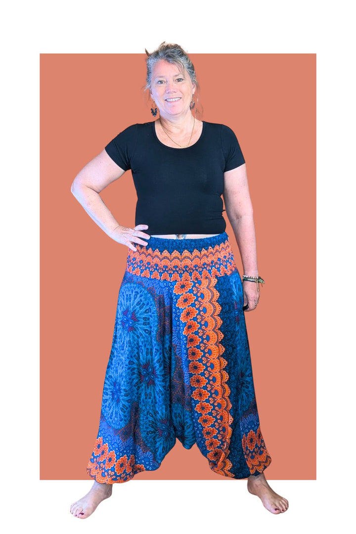 Pantalon Sarouel Transformable – 2 looks en 1 — Dentelle