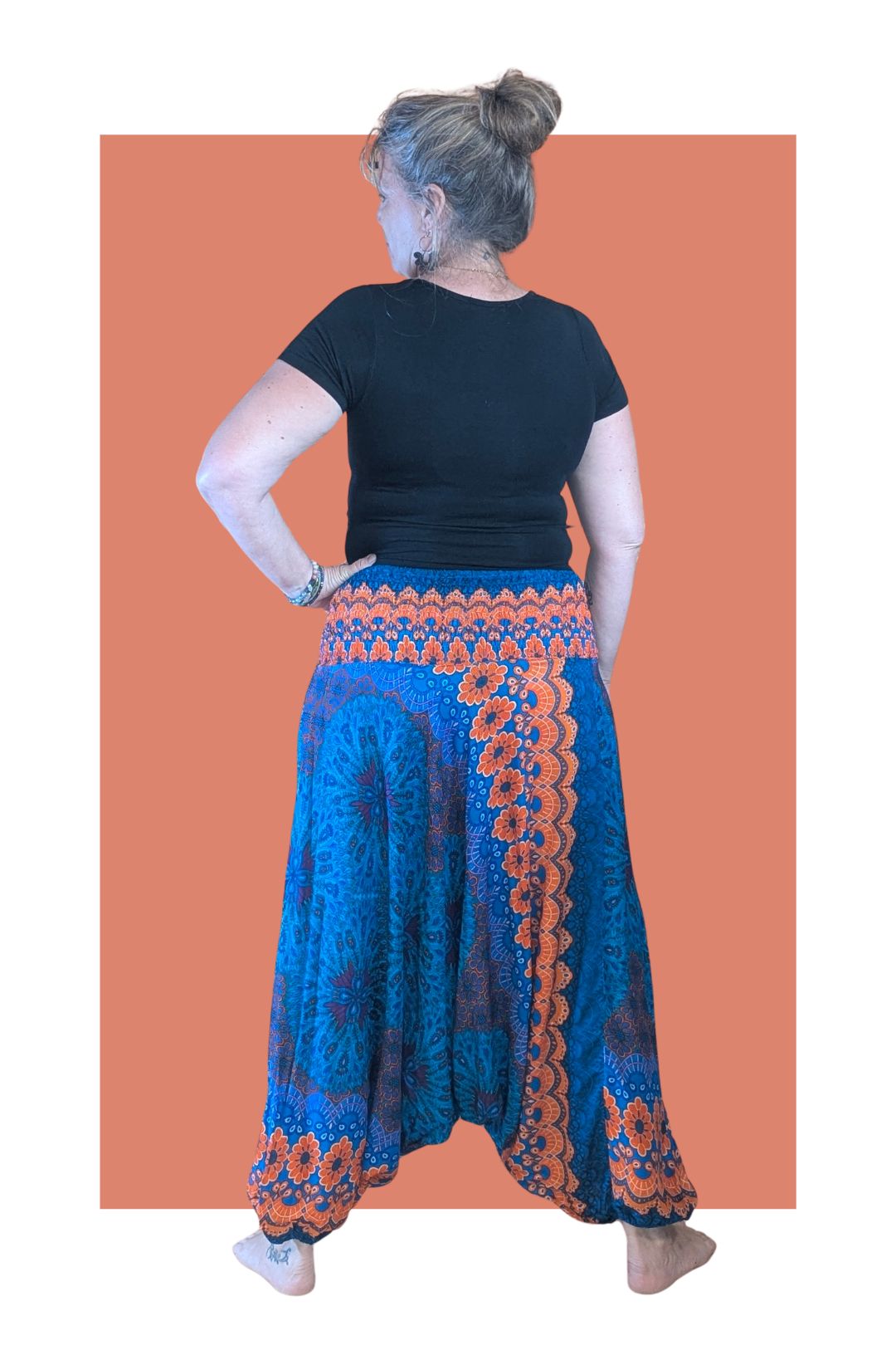 Pantalon Sarouel Transformable – 2 looks en 1 — Dentelle