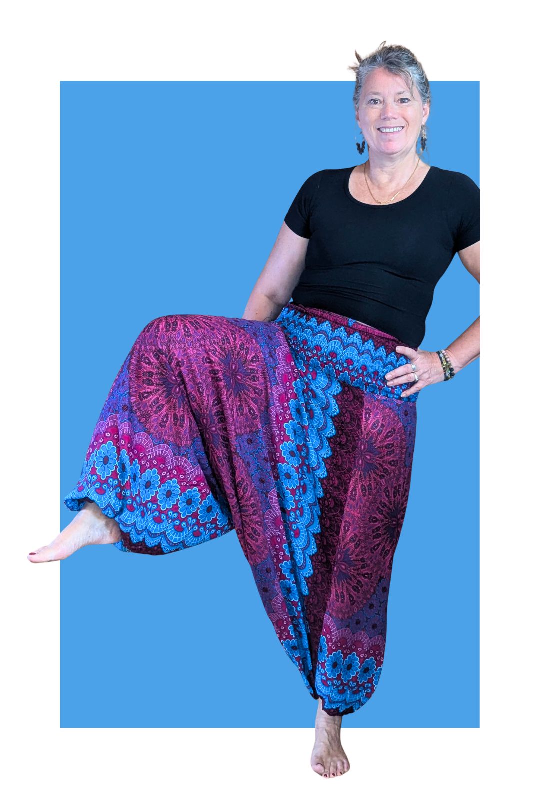 Pantalon Sarouel Transformable – 2 looks en 1 — Dentelle