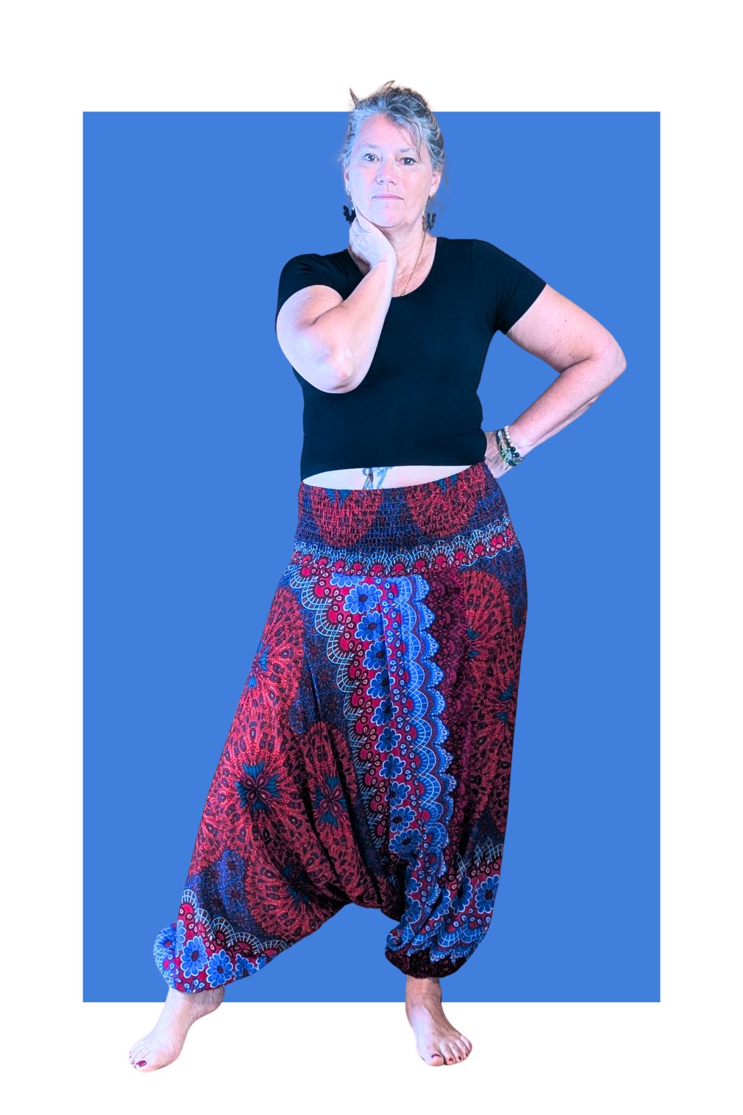Pantalon Sarouel Transformable – 2 looks en 1 — Dentelle