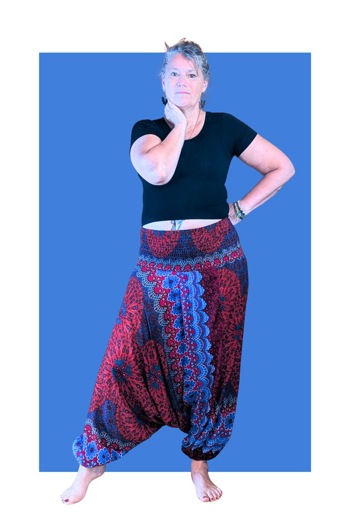 Pantalon Sarouel Transformable – 2 looks en 1 — Dentelle