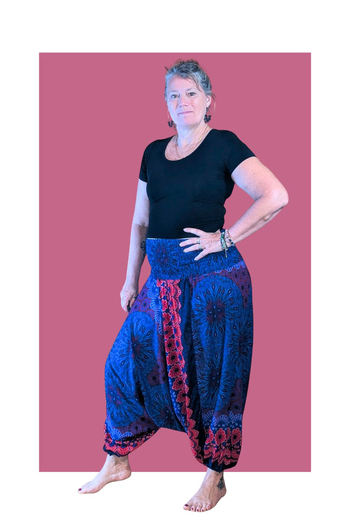 Pantalon Sarouel Transformable – 2 looks en 1 — Dentelle