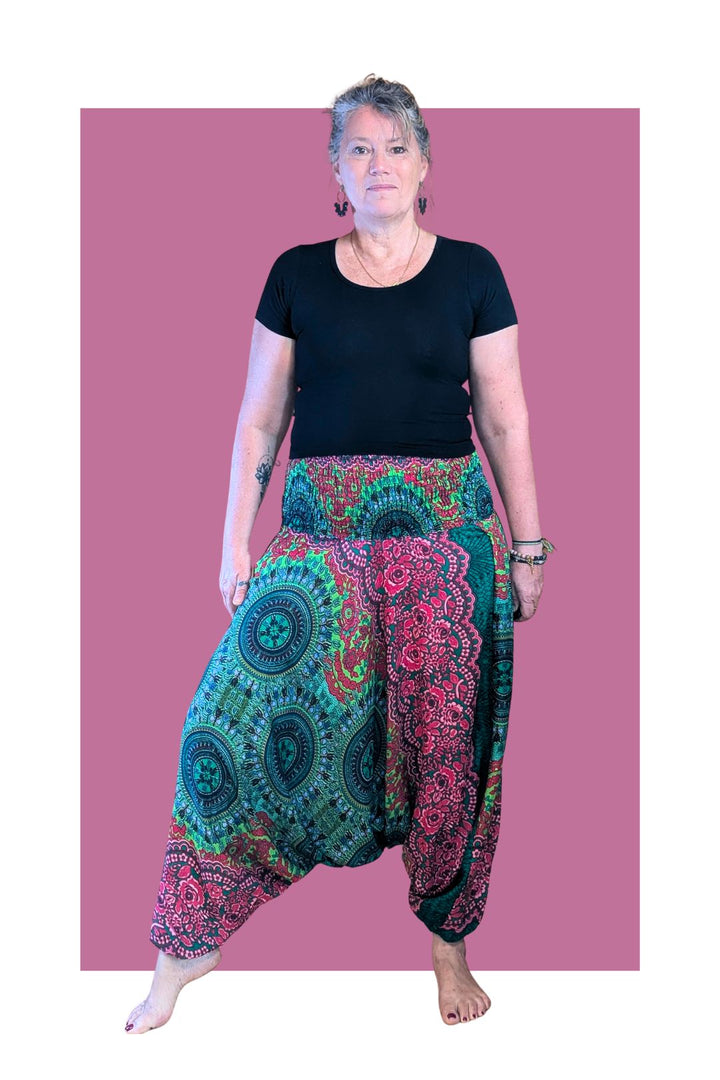 Pantalon Sarouel Transformable – 2 looks en 1 — Dentelle