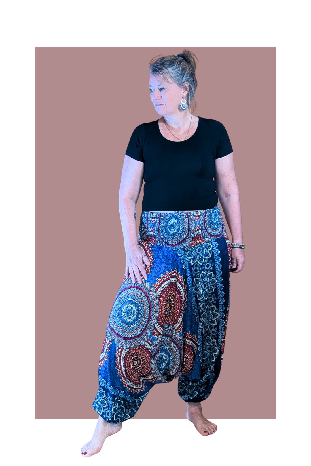 Pantalon Sarouel Transformable – 2 looks en 1 — Kaleidoscope