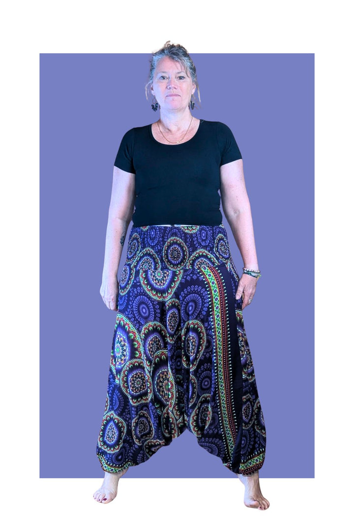 Pantalon Sarouel Transformable – 2 looks en 1 — Éclat