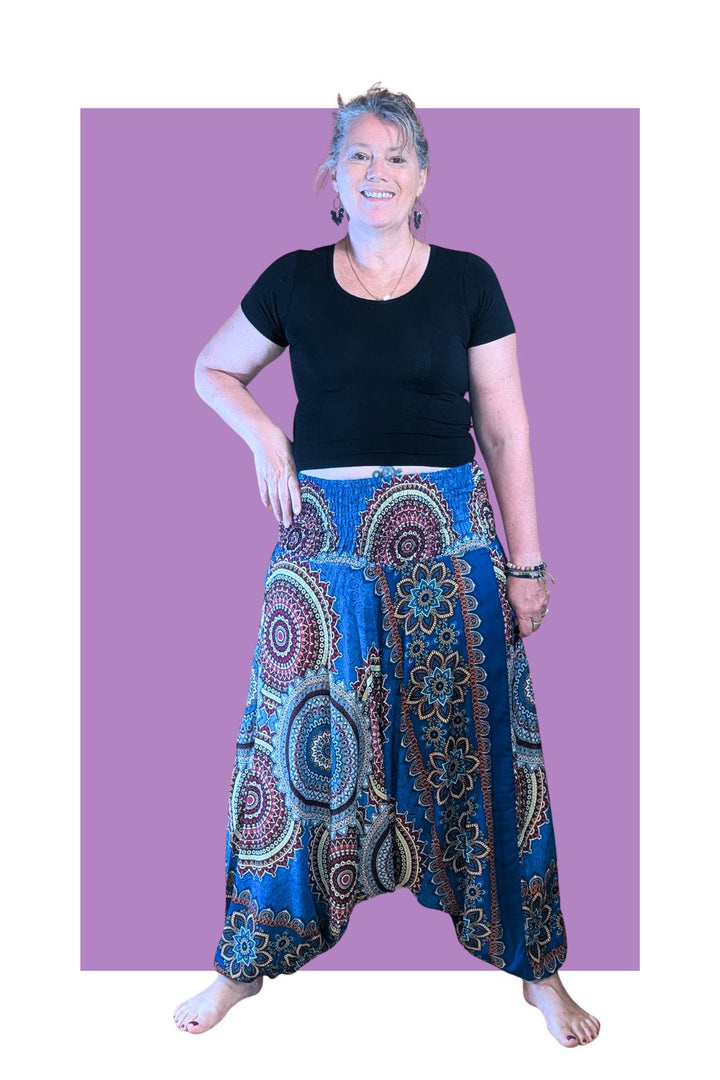 Pantalon Sarouel Transformable – 2 looks en 1 — Kaleidoscope