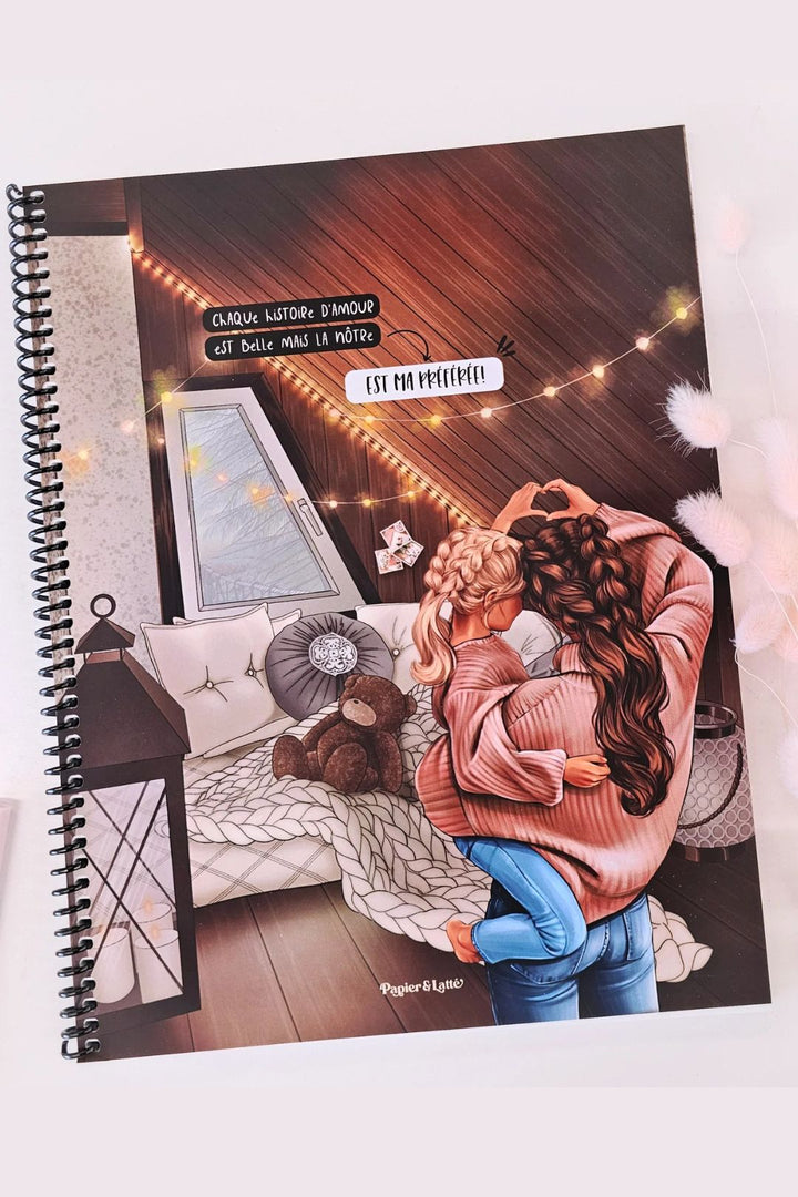 PAPIER & LATTÉ Carnet de notes 8.5 X 11 — Cindy