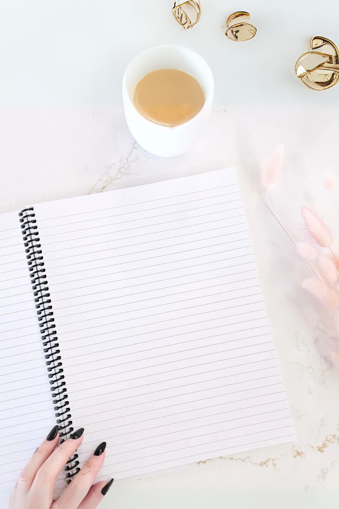 PAPIER & LATTÉ Carnet de notes 8.5 X 11 — Cindy