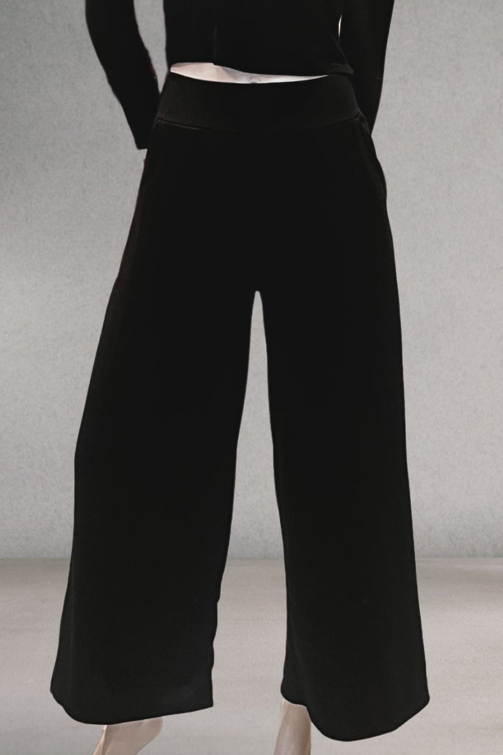 Pantalon droit acrylique