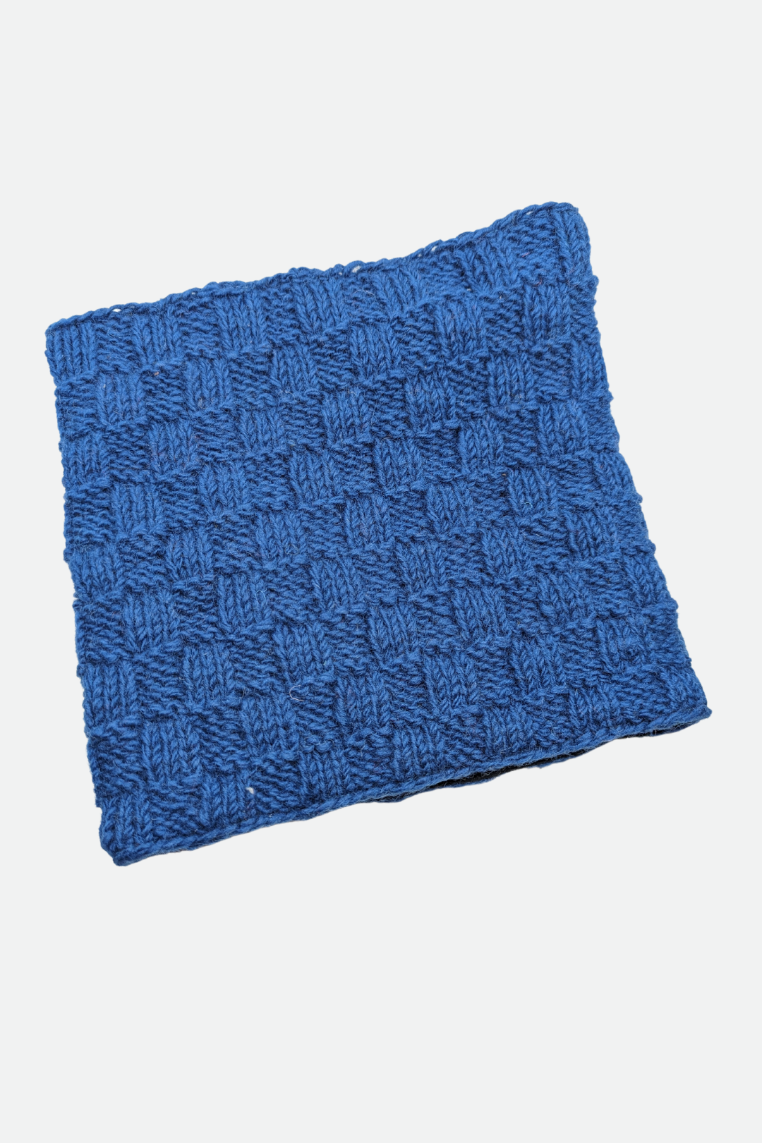 Cache-cou doublé polar Carré-bleu Écharpes, foulards et châles by Babu Kaji | Roxy Lama