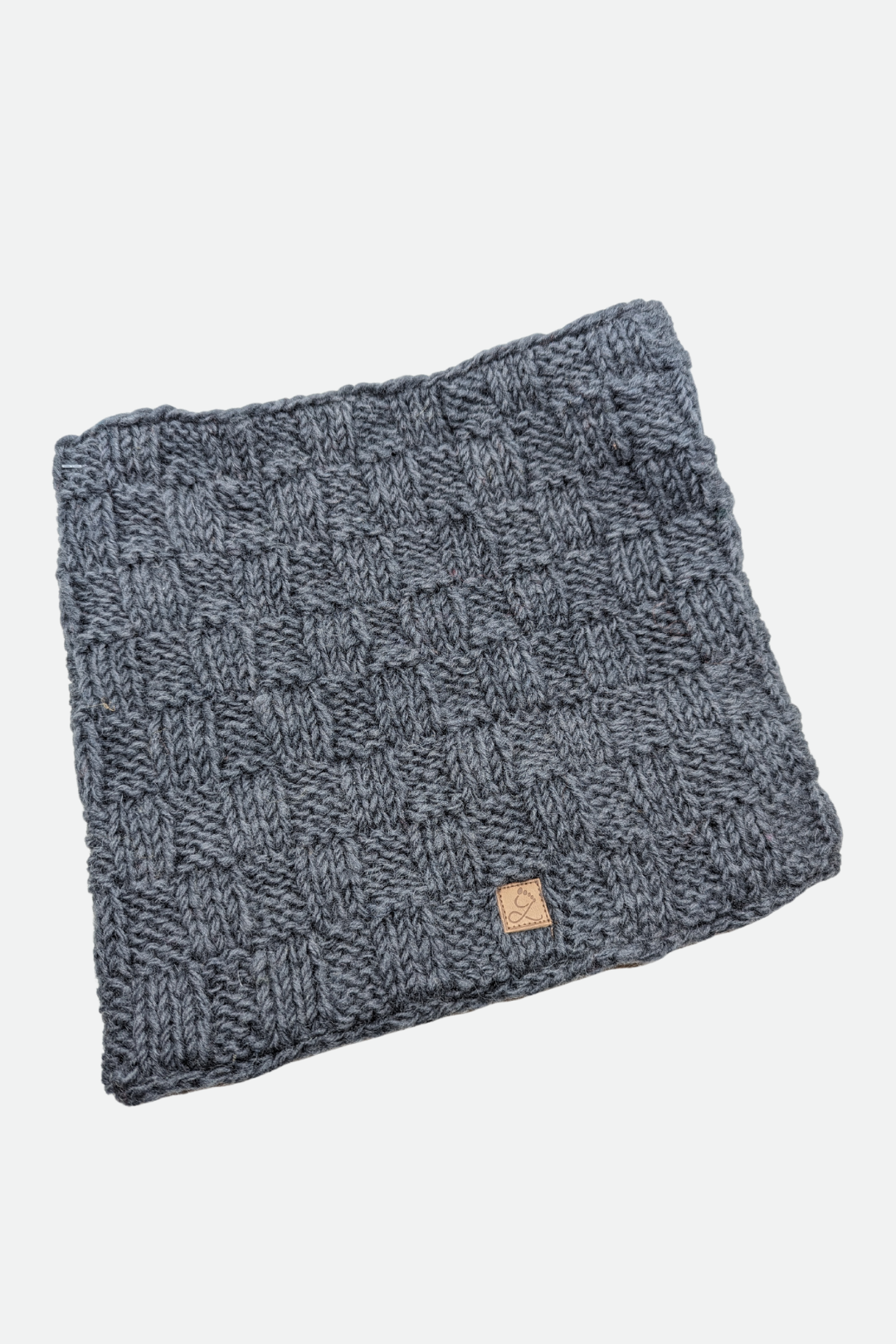 Cache-cou doublé polar Carré-charcoal Écharpes, foulards et châles by Babu Kaji | Roxy Lama