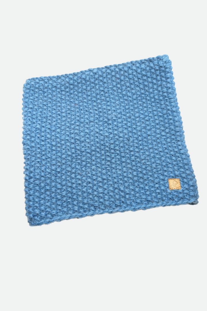 Cache-cou doublé polar Point-bleu Écharpes, foulards et châles by Babu Kaji | Roxy Lama