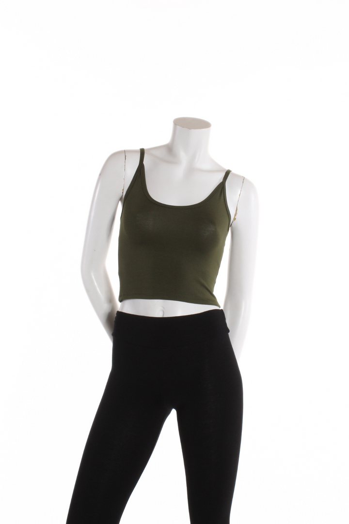 Camisole crop top Alexia Kaki Camisole by Eternal | Roxy Lama