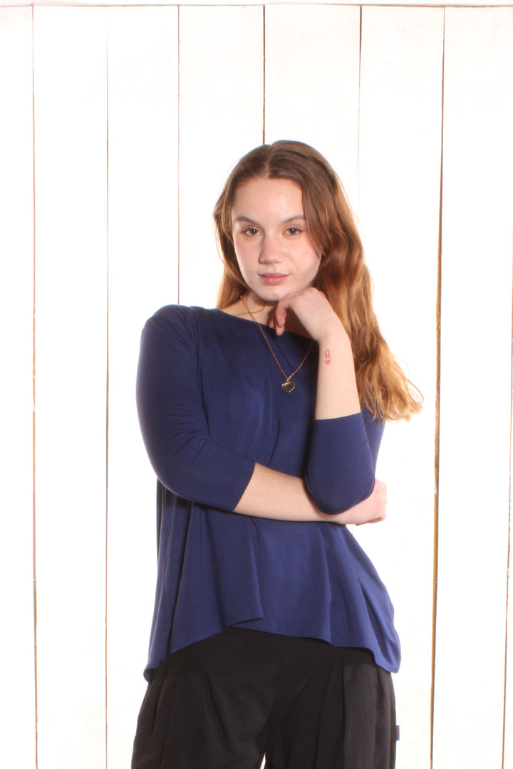 Manches longues bas rond - 2 coutures épaules (jersey) Chandail by Riches | Roxy Lama