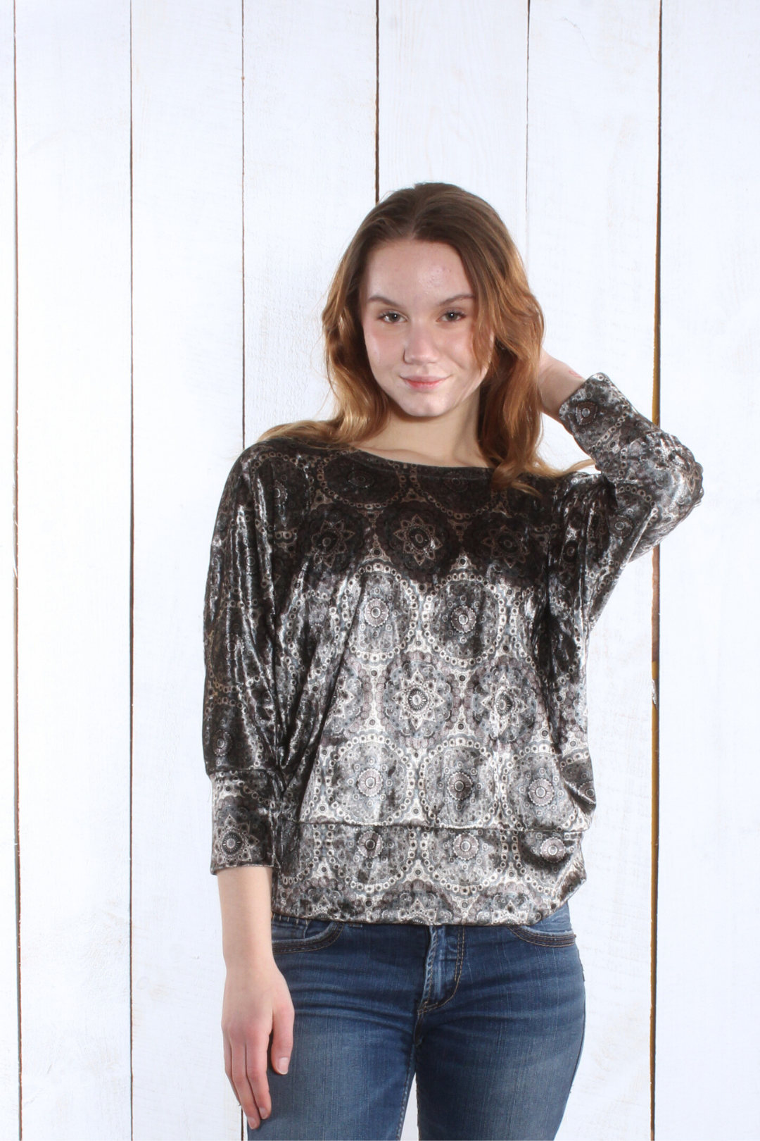 Chandail Kayla- velours Chandail by Riches | Roxy Lama