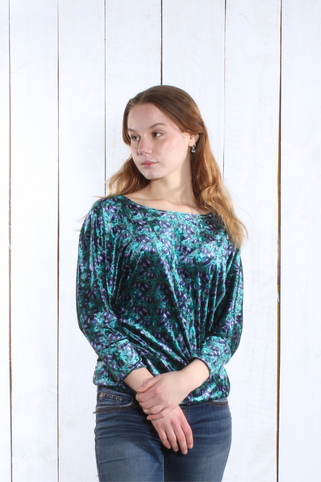 Chandail Kayla- velours Chandail by Riches | Roxy Lama