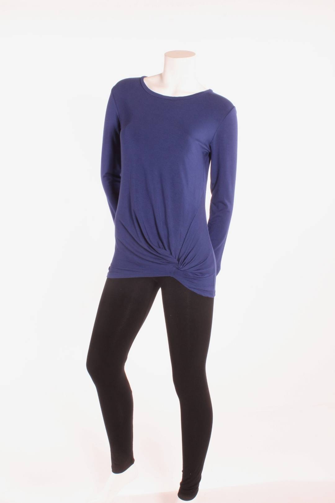 Chandail long Ophélie — Nœud Marine S Chandail by Riches | Roxy Lama