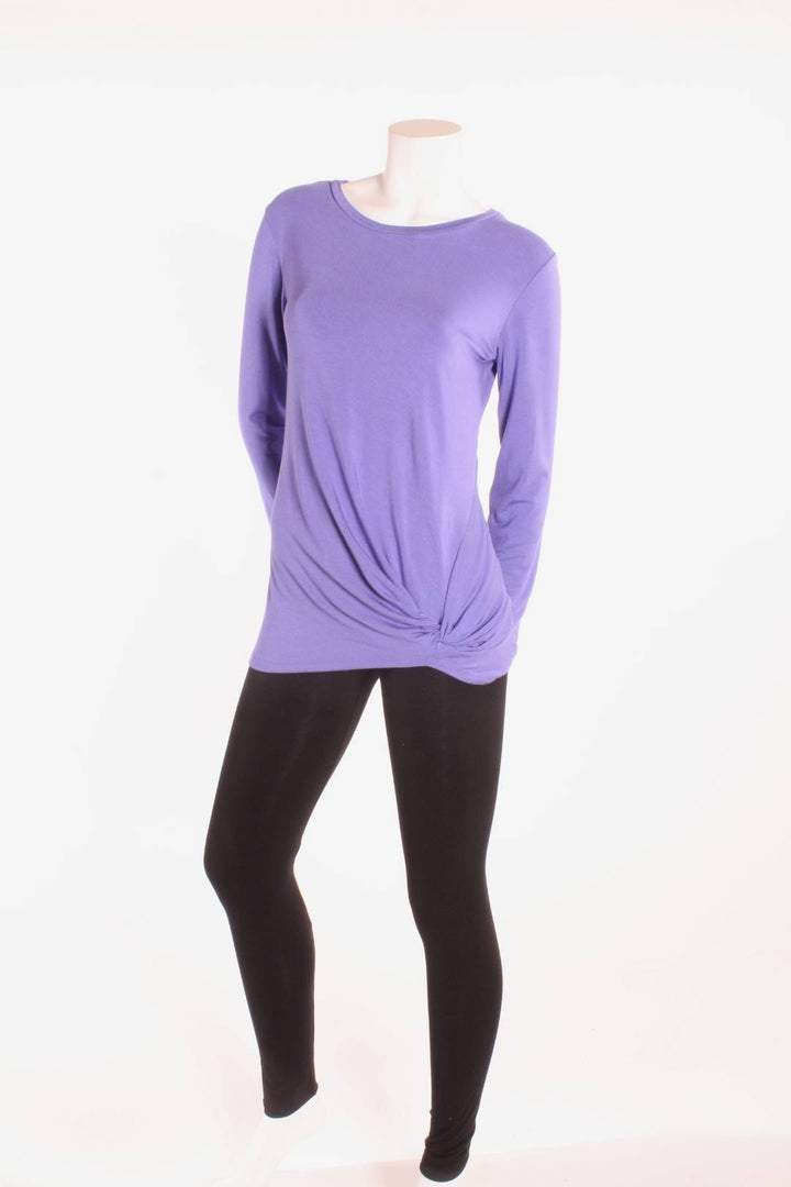 Chandail long Ophélie — Nœud Mauve S Chandail by Riches | Roxy Lama