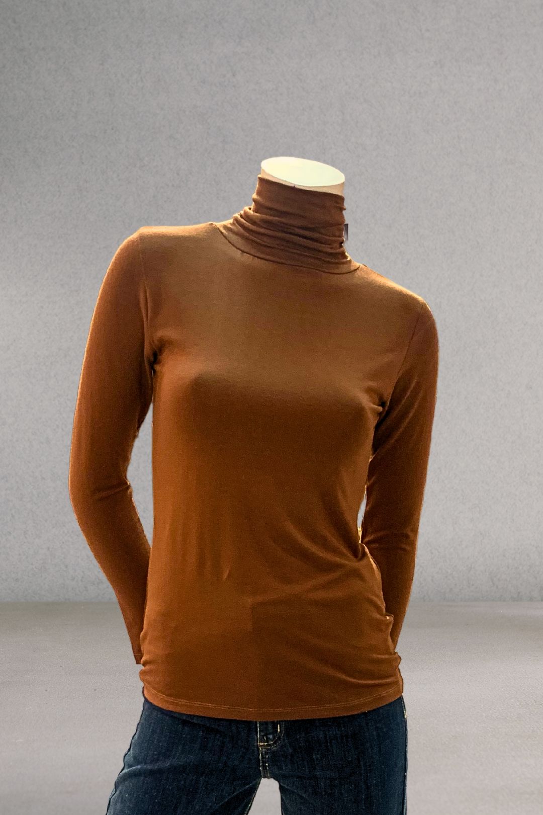 Col roulé Léna à manches longues