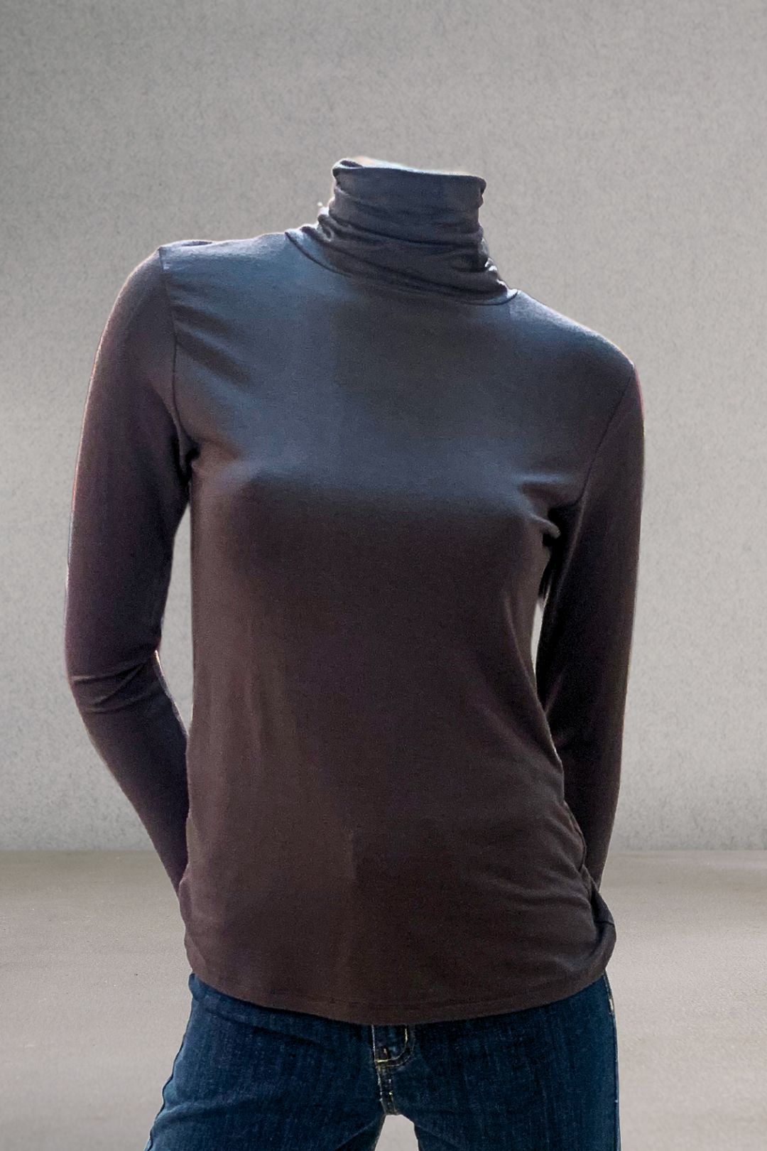 Col roulé Léna à manches longues