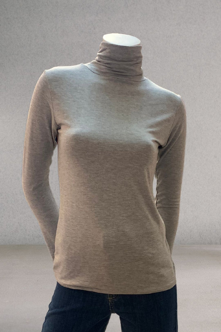 Col roulé Léna à manches longues