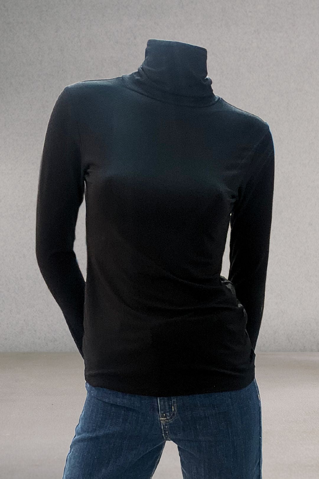 Col roulé Léna à manches longues