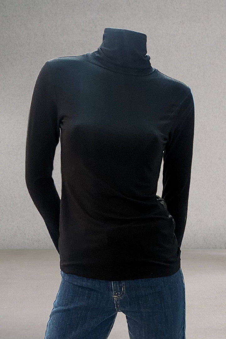 Col roulé Léna à manches longues