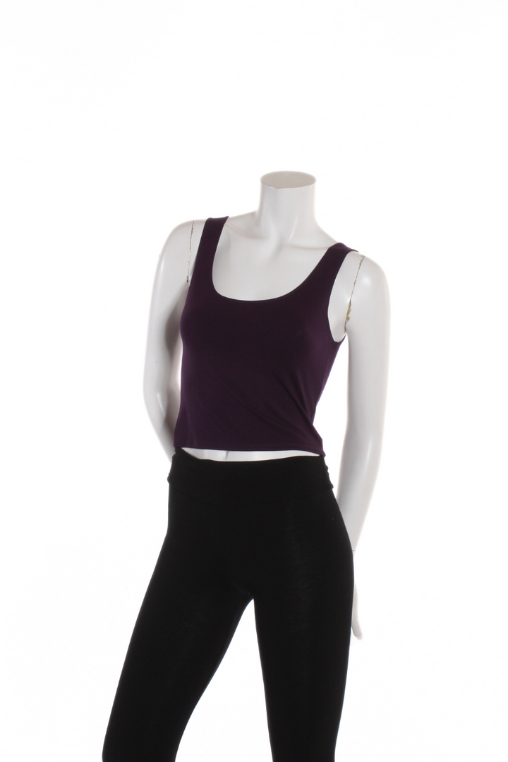 Crop top Aubergine Camisole by Eternal | Roxy Lama