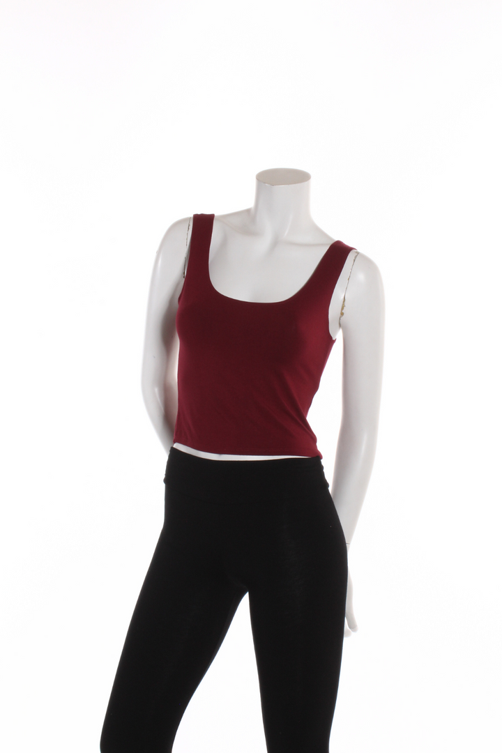 Crop top Bordeaux Camisole by Eternal | Roxy Lama