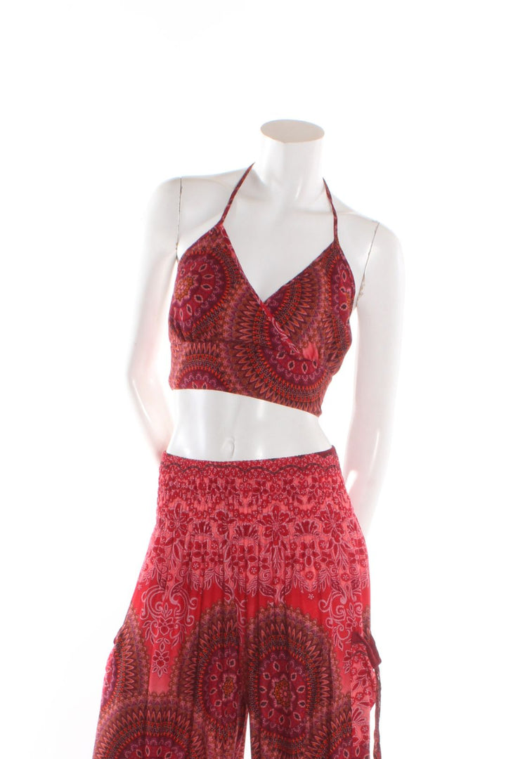 Crop top Iris - imprimé Camisole by Sornsiri | Roxy Lama