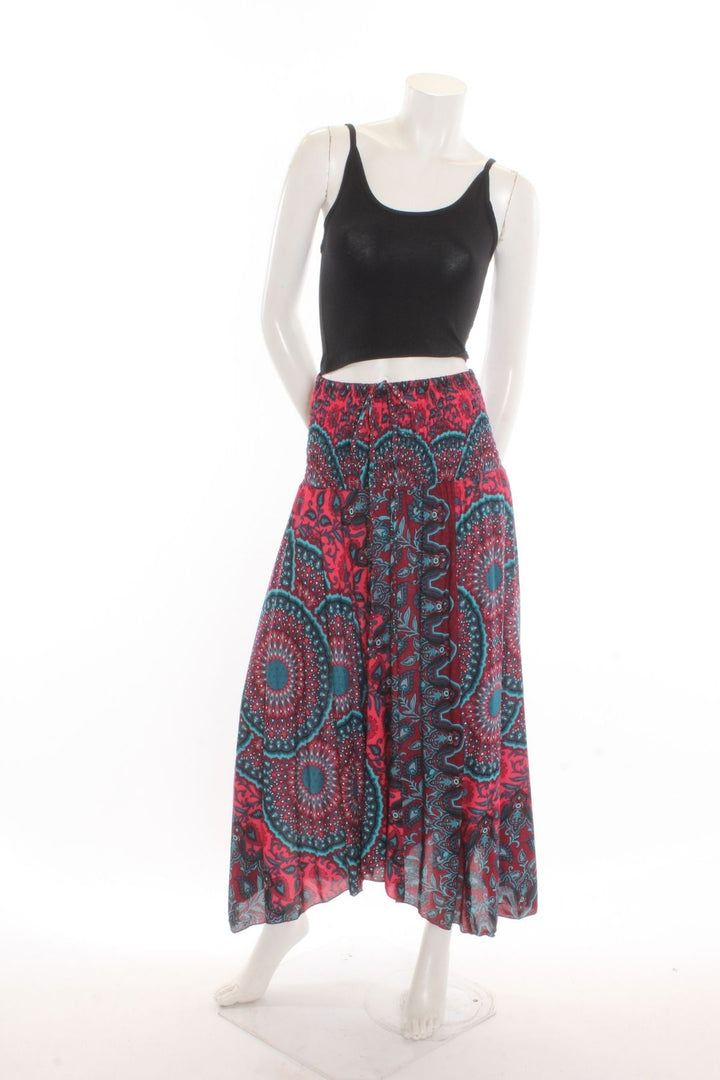 Jupe/robe sarouel — Jaipur Fushia/Turquoise Jupes by Sornsiri | Roxy Lama