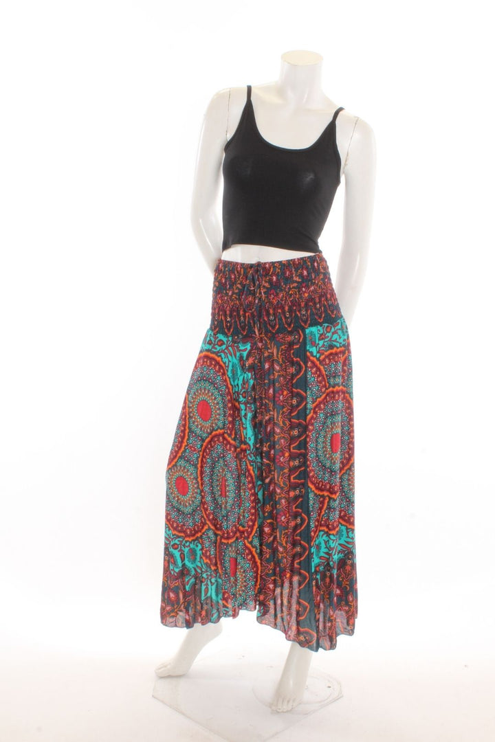 Jupe/robe sarouel — Jaipur Turquoise/Rouge Jupes by Sornsiri | Roxy Lama