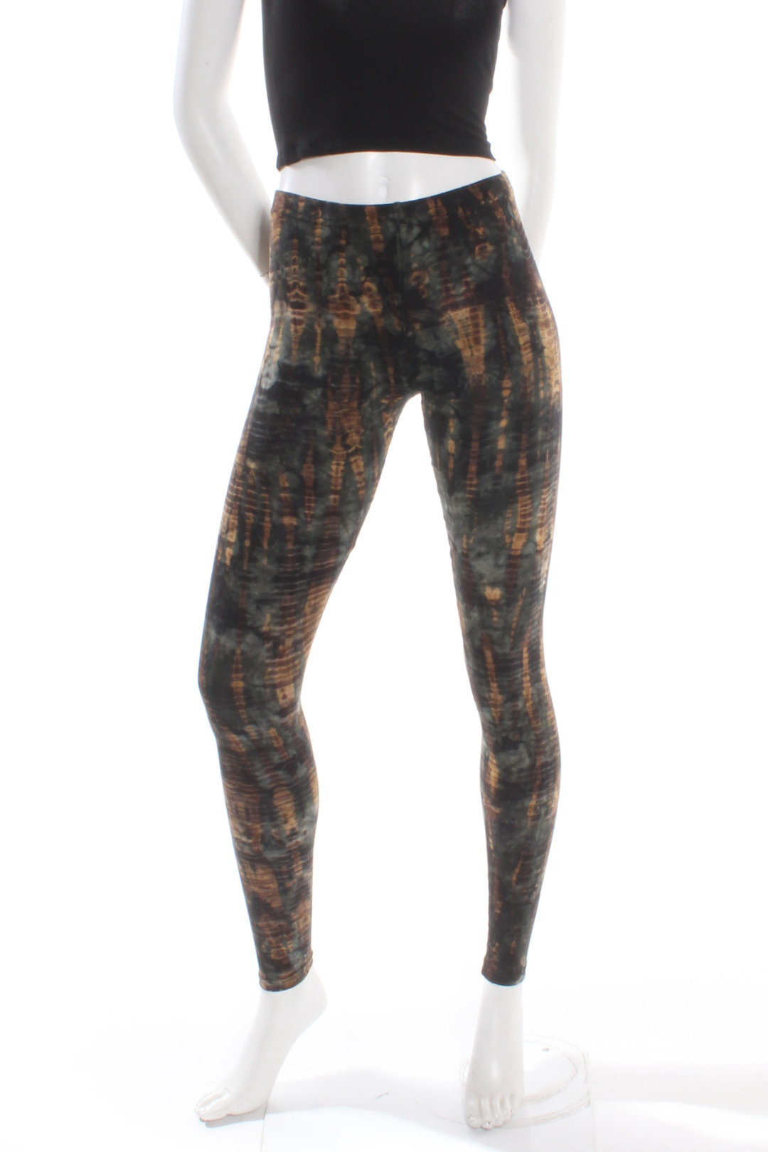 Legging Tie-Dye Daisy Écailles brun/vert S/M Legging by Old Core | Roxy Lama