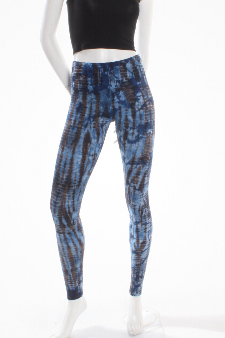 Legging Tie-Dye Daisy Écailles indigo S/M Legging by Old Core | Roxy Lama