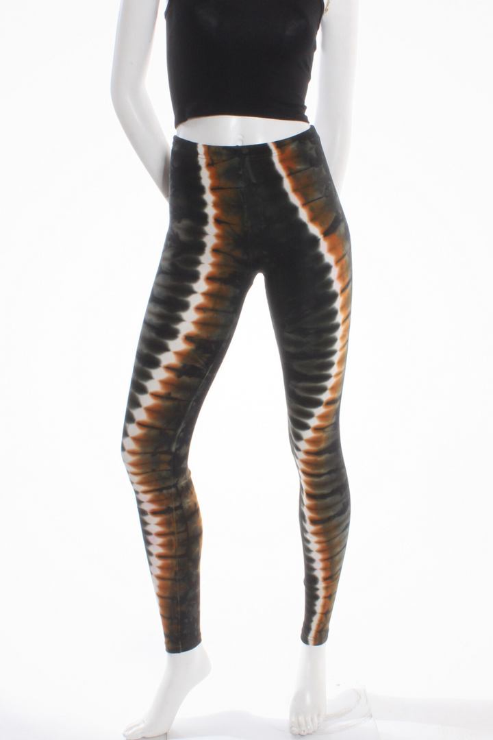 Legging Tie-Dye Daisy Néon orange S/M Legging by Old Core | Roxy Lama