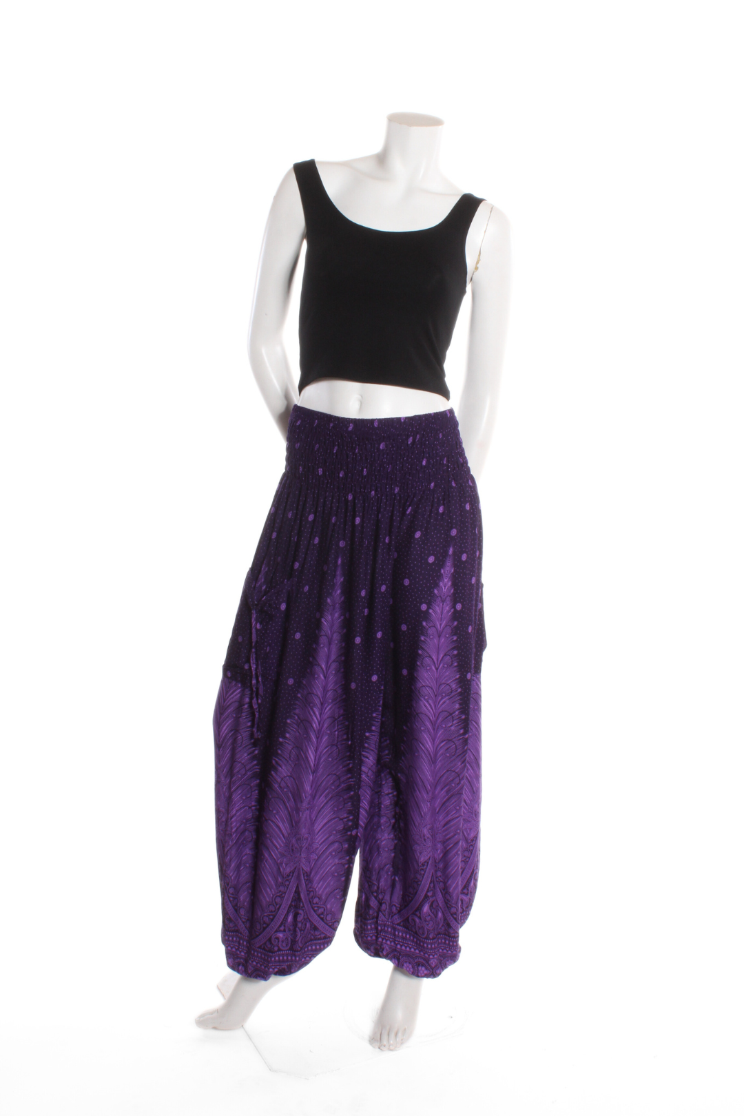 Pantalon Aladin — Plume Mauve Pantalons by Sornsiri | Roxy Lama