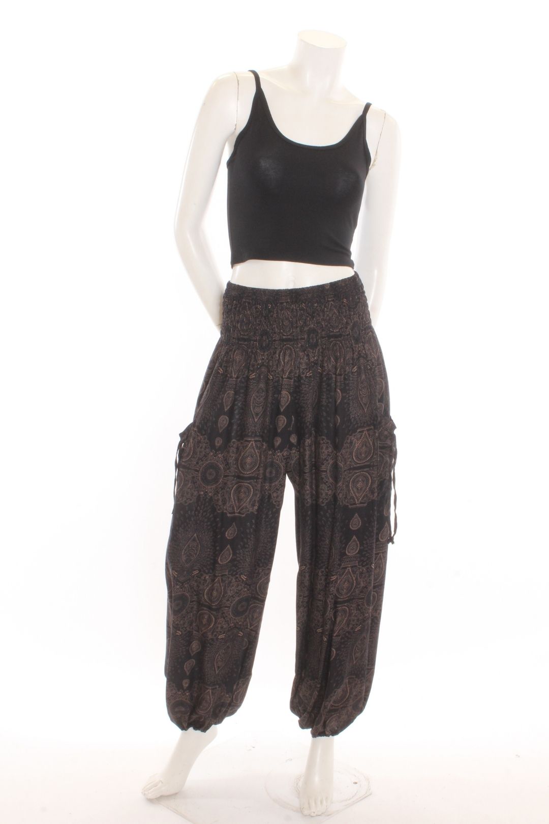 Pantalon Aladin — Temple Noir Pantalons by Sornsiri | Roxy Lama